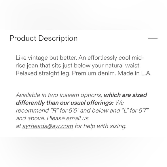 AYR Denim Blue Jeans 33R ‘The Roadie’ in Ghost Ranch - Picture 13 of 13